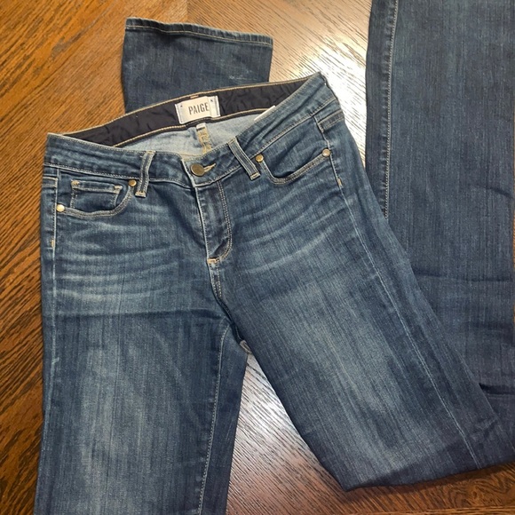 Paige Denim Jeans Tobi Manhattan Blue Bootcut Size 28 - Picture 1 of 10